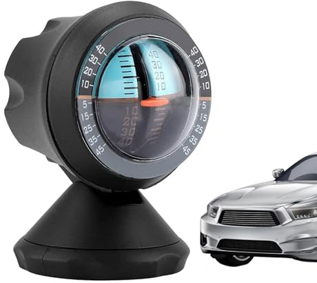Autowinkel -Steigungsmesser - Fahrzeugpegelanzeige | Marine Compass Gradient Balancer Tool | Digital Neigungswinkelanzeige Für Straßenbedingungen | Offroad Caravan Tilt Tilt Messgerät Für Fahrer