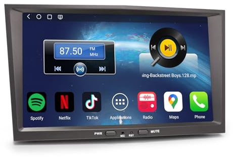 Android 14 Qualcomm 8 Núcleos 4GB+64GB Radio Coche Estéreo para Opel Astra H Corsa C/D Zafira Combo Signum Vectra Vivaro GPS Navegador Wireless CarPlay Android Auto DSP WiFi Bluetooth 5.1 USB 4G Dab+