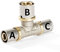 H2O-Flex® Pressfitting T-Stück reduziert 32 x 3mm - 26 x 3mm - 26 x 3mm für Verbundrohr Aluverbund Mehrschichtverbundrohr DVGW Rohr