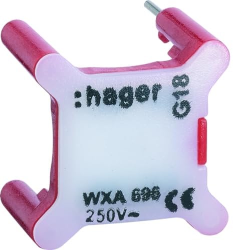 voyant pour interrupteur - 230v - rouge - hager gallery wxa691