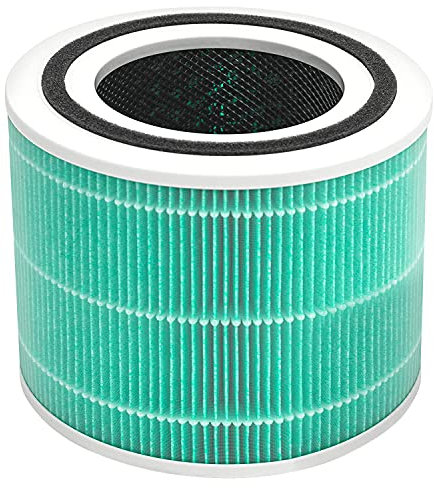 LEVOIT Filtro de repuesto para absorbedor de toxinas para purificador de aire, H13 HEPA 3 en 1, carbón activado de alta eficiencia, Core 300-RF-TX, azul