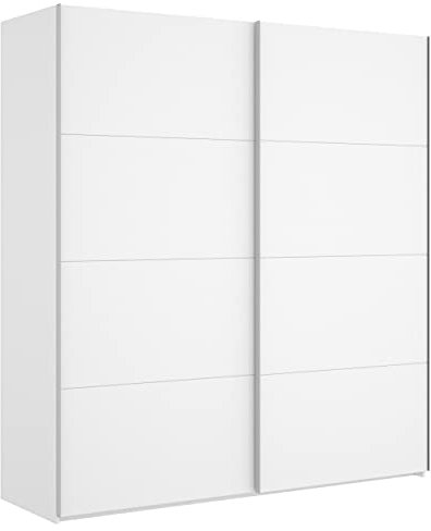 DEKIT GRUPO RIMOBEL SLIDE - Armario 2 Puertas correderas con perfiles de aluminio - Blanco Brillo - 180x204x65cm