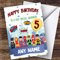 Personalised Boys Birthday Card Superhero 1st 2nd 3rd 4th 5th 6th Grandson | Birthday Card | Children's Birthday Card | Birthday Card for Kids