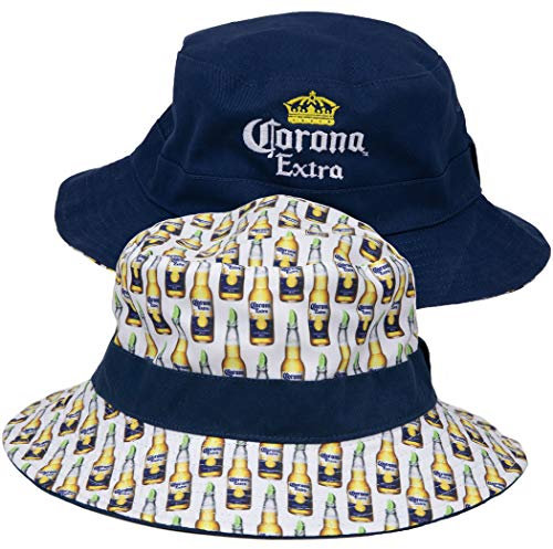 Corona Extra Logo Wende-Fischerhut, Größe S/M, Gelb, gelb, S/M