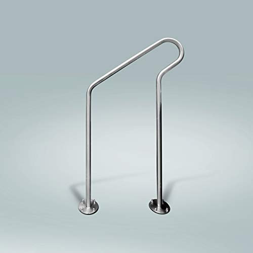 Wellis Edelstahlgeländer für Whirlpools Stahlhandlauf Handgriff Edelstahl Geländer
