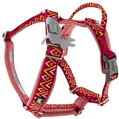 Hurtta Razzle-Dazzle H-Geschirr, Rote Beete, 80-100 cm