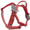 Hurtta Razzle-Dazzle H-Geschirr, Rote Beete, 80-100 cm