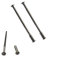 Lot de 2 boulons et manchons chromés M4 x 90 mm pour poignée de porte de terrasse - Vis de fixation et manchon - Mâle vers femelle