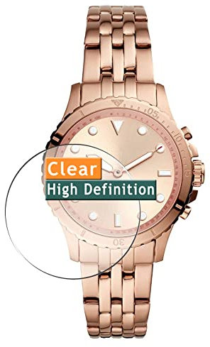 Vaxson 3 Stück Schutzfolie kompatibel mit Fossil Hybrid Smartwatch FB-01 FTW5070 Smartwatch smart watch folien Displayschutzfolie ( nicht Panzer Schutz Glas folie SchutzGlas nicht PanzerGlas ) Neue