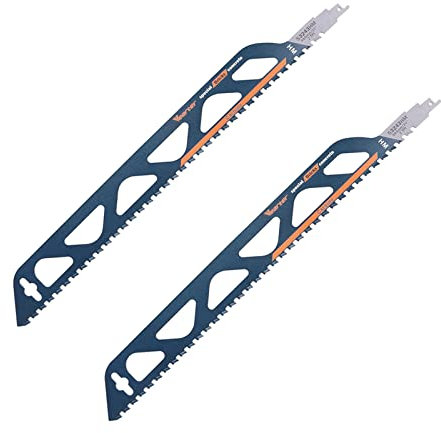 Vearter Reciprocating Saw Blade 2PC 20 (505 mm) For Cutting Concrete, Concrete Blocks, Masonry Bricks.