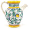 Vaso con manico, anfora con beccuccio, brocca, quartara H 20 in ceramica siciliana di Caltagirone fatta a mano