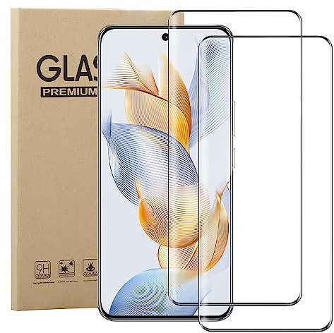 GEJEFA Protector de Pantalla para Honor 90, 2 Pack 9H Dureza Antiarañazos Cristal Templado para Honor 90 con Cobertura Completa, Sin Burbujas, Sensible al Tacto