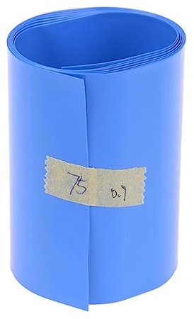 65 75 85 Mm 18650 Lithium Battery Pack Heat Shrink Tube Li-ion Wrap Cover Skin PVC Shrinkable Film Tape Sleeves-75mm