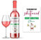 Rib Ticklerz - Funny Personalised Wine Label Sticker Cute Rude Banter Joke Christmas Custom Wine Label Present Gift Secret Santa Colleague Friends Present - WLS90