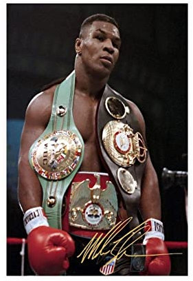 SORECI Mike Tyson Poster Kunst Leinwand Poster Wandkunst Dekor Druck Bild Gemälde für Wohnzimmer Schlafzimmer Dekoration ungerahmt 30 x 45 cm
