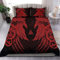 Bettbezug Set 135x200cm Odin Krähe Bettwäsche Set Odin Krähe Keltischer Knoten Rune Kinder 3 Teilig Mikrofaser 3D Motiv Luxus Modern Bettdeckenbezug Mit Reißverschluss und 2 Kissenbezug 80x80cm