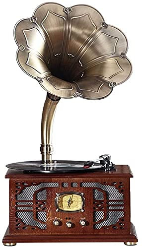 Fashioned Grammophon Plattenspieler Multifunktions Altes Radio Stereo Subwoofer Ornamente Plattenspieler Geschenk Ornamente 38 * 30 * 74cm Rekorder