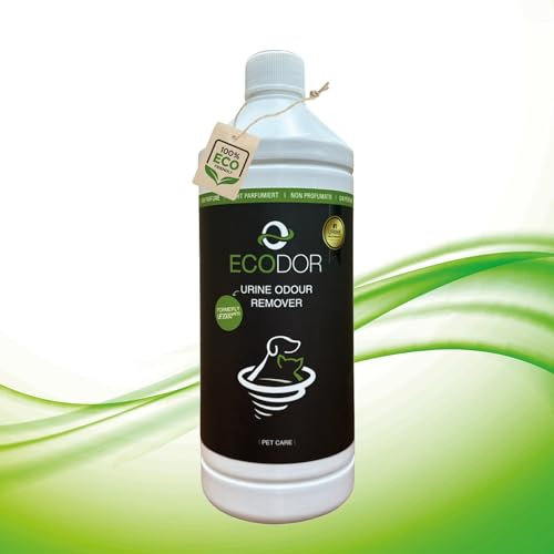 Ecodor UF2000 4Pets Éliminateur d'Odeur d'Urine 1000ml | Recharge | sans Parfum | 100% Biologique | Utilisation Polyvalente | Convient pour Les Chiens, Les Chats et Autres Petits Animaux