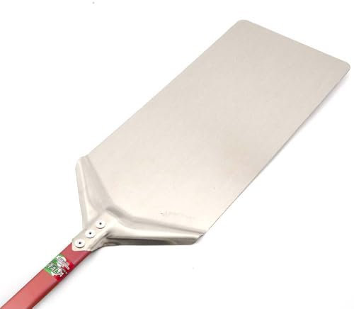 Giemme Pala per Pinsa, Panuozzo, Pizza alla Romana testa 23x40 cm - Alluminio anodizzato - Pala per pizza Professionale (manico 90 cm)