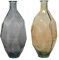 Decoris Vase en Verre recyclé de Couleurs Assorties - 29 cm de diamètre, 59 cm de Hauteur, Taille Unique