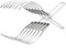 Pince à rôtir en acier inoxydable - Séparateur de tranches de viande - Outil de cuisine pour légumes, fruits, pain, bœuf