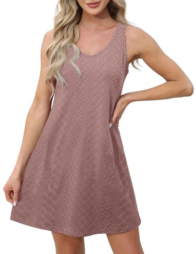 RMBLYfeiye Temu Shop Kleidung Damen Prinzessin Kleid Mädchen Elegantes Kleid Damen Festlich Kleider Damen Lang Casual Kleider Damen Kleider Für Hochzeitsgäste Knielang Shirtkleider Damen (Pink, XXL)