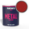 PaintNuts Dark Red Rapid Dry Metal Paint - Quick Drying, Versatile Finish – Ideal for Railings, Gates, Metal Furniture, Trailers, Garage Doors, Light Fixtures and More - 250ml - Satin