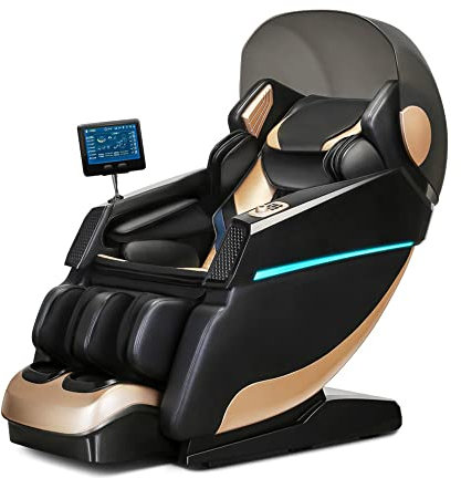 Generisch 360Home 3D Massagesessel, Wärmefunktion, Sprachsteuerung,Zero Gravity, Bluetooth SL Schienen GH988