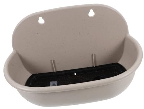 IWOWHERO Pot De Fleurs Mural Décoratif Support De Plantes Intérieur Extérieur avec Drainage Conteneur De Plantation Esthétique Et Fonctionnel pour Balcon Et Salon