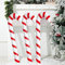 Bipl 3 Stück Aufblasbare Zuckerstangen Weihnachtsdeko, 87cm Groß Neuheit Zuckerstange Stick, Rot-Weiß Weihnachten Zuckerstange Aufblasbare, für Outdoor Haustür Geländer Christbaumschmuck