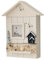 Kznifmk Schlüsselbrett Zur Wandmontage, Aufbewahrungsbox für Hausschlüssel Aus, Modellstatue im Mediterranen Stil, Wanddekoration für Zuhause,