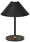 Halo Design, Hygge Schwarz, Dänisches Design Tischlampe Kabellos Dimmbar - 19 cm hoch LED Tischlampe Akku USB-C Aufladbar – Indoor & Outdoor deko Tischleuchte