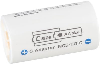 Gissroys LR6 AA To C LR14 Size Battery Adapter Converter Case Sleeve For LR6 To LR14 Cell Conversion Battery Holder