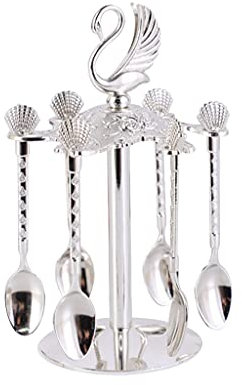 Coffee Spoon Desserts Spoons Alloy European Golden and Silver 2 Colors to Choose Tablewares for Home