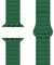 NALIA Core Magnet Armband kompatibel mit Apple Watch SE & iWatch Series 10 9 8 7 6 5 4 3 2 1, 38/40/41/42mm, Atmungsaktives Silikon Loop, Sportarmband mit Rillen Design, Farbe:Waldgrün
