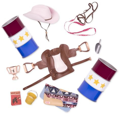 Our Generation Ensemble de Courses de barils, 10 Accessoires