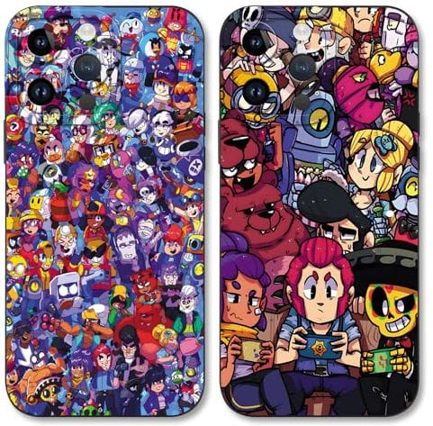 Yimctoie 2 stück Handyhülle für iPhone 11 6.1, Niedlich Hülle Cartoon Anime Spiel Aesthetic Muster Silikon Schutzhülle Tasche Schön Kameraschutz Case für Game Fans, Anime