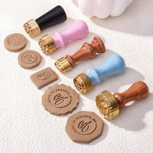 Personalisierter Töpferei-Stempel für Ton, personalisierbarer Tonstempel, gestalten Sie Ihren eigenen Buchstabenstempel für Ton, handgefertigtes Geschenk für Töpferliebhaber, mit Ihrem Logo