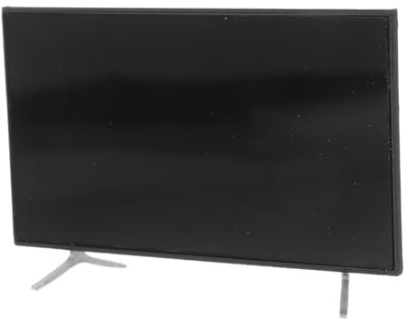Toddmomy Maßstab Realistisches Tv Modell für Mini Möbel Deko Langlebig und Robust für Puppenhaus Szenen