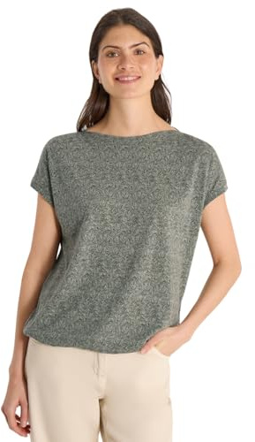Shirt im Ausbrenner-Look mit Boatneck