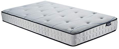 Birlea, 90cm, Sleepsoul Air Open Coil Spring Mattress, Cotton, Single, White