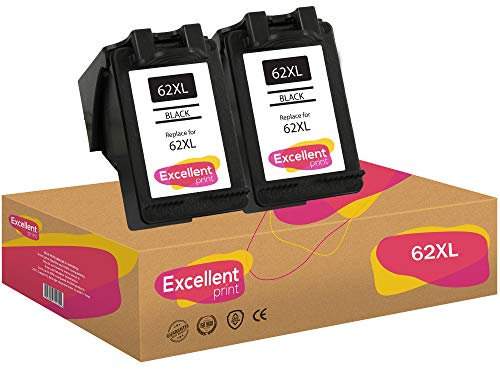 Excellent Print 62XL 62 Kompatibel Tintenpatronen für HP Envy 5644 Officejet 5740 5745 8040