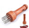 Stainless Steel Meat Tenderizer Mallet Wooden Handle Meat Blades Needle Food Processing Gadget Beef Pork Kitchen Accessories
