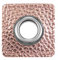 Ösen Patches | eckig | Lederimitat | 2 Stück | zum Aufnähen | viele Farben (rose-gold)