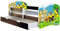 ACMA Kinderbett Jugendbett mit Einer Schublade und Matratze Wenge mit Rausfallschutz Lattenrost II 140x70 160x80 180x80 (20 Bagger, 180x80 + Bettkasten)