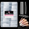 UNA GELLA Capsule Américaine Ongle Carré Gel 120 Pièces Sans Courbe C XXL Extra Longues Full Cover Droites Artificielles