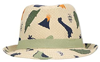 Sterntaler Cappello di Paglia per Bambini a Forma di Tartaruga, Sabbia, 47