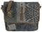 Sunsa Damen Umhängetasche/Messenger Tasche aus grauem Canvas. Große Crossbody Bag Geschenkideen für Frauen/Mädchen, nachhaltige Produkte 52508