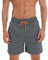 Tansozer Badehose Herren Badeshorts Herren Shorts Kurze Hosen Herren Schnelltrocknend Schwimmhose Männer Boardshorts mit Kordel Grau L