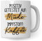 Tasse mit Spruch lustig: Positiv getestet auf müde Kaffee - Kaffeetrinker - Morgen-Routine Witz für Kaffeetrinker Motiv